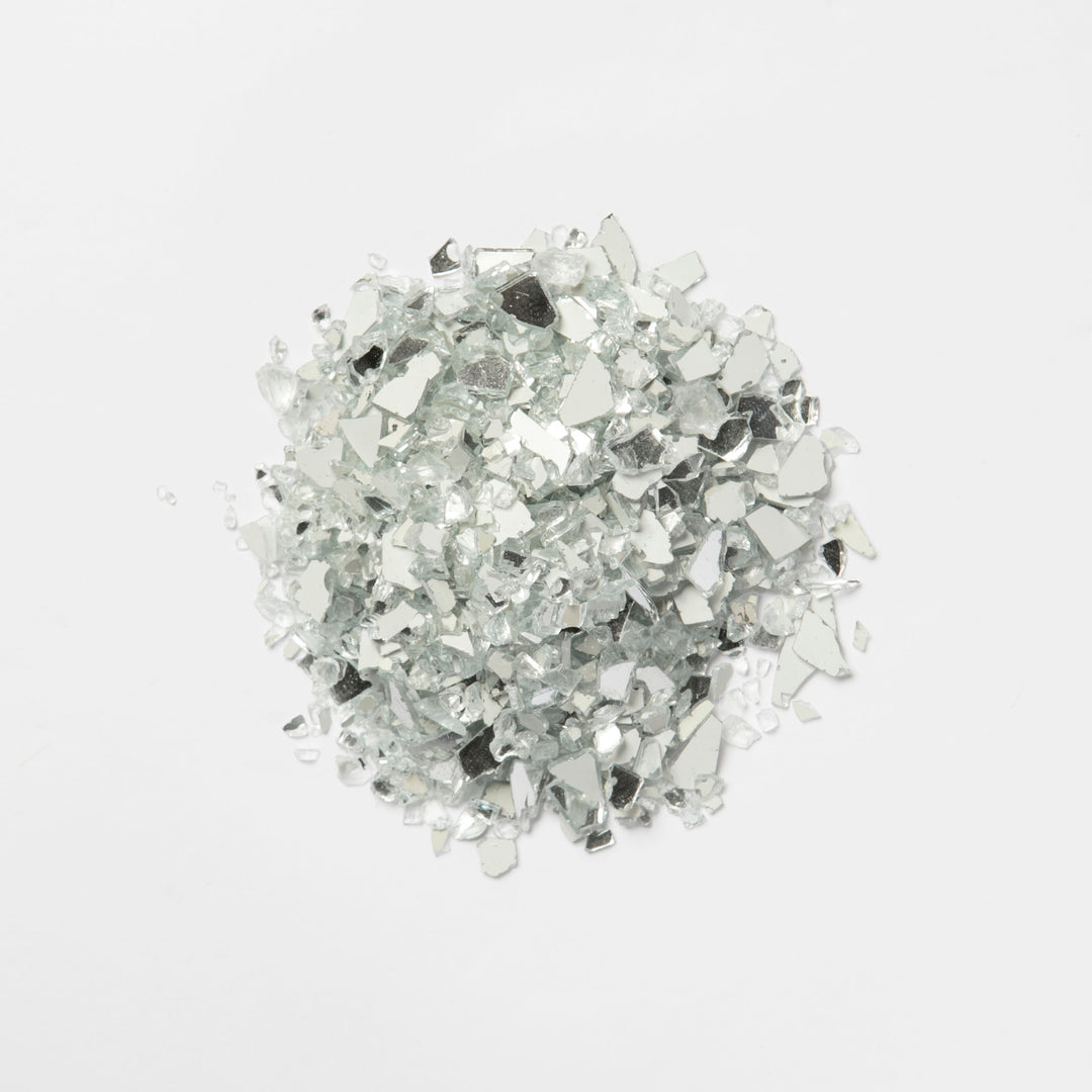 crushed glass ミラー（鏡）ホワイト3-5㎜