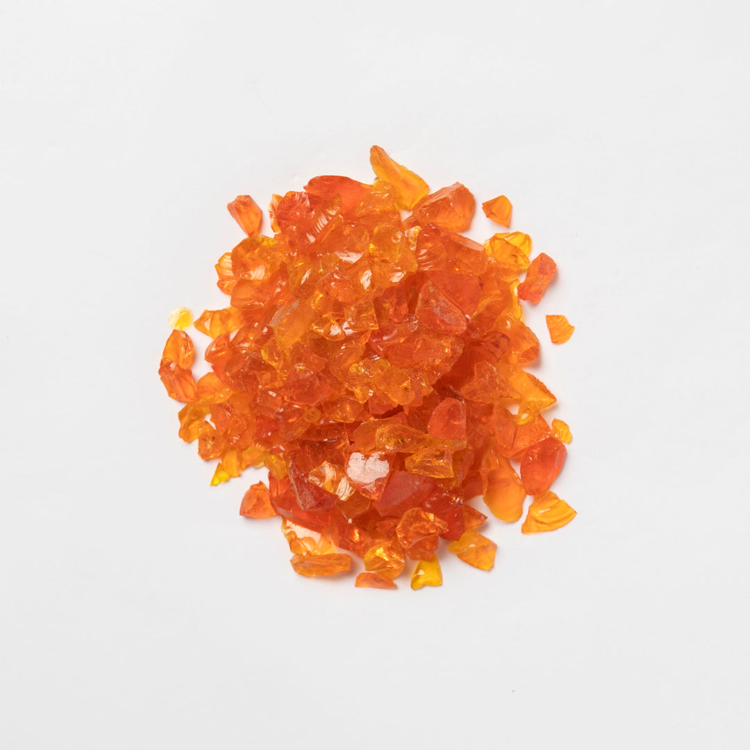 crushed glass オレンジ 6-9㎜